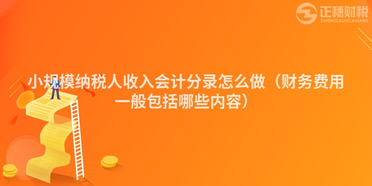 小规模纳税人收入会计分录怎么做（财务费用一般包括哪些内容）