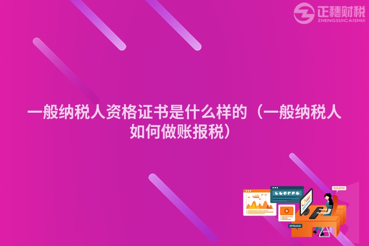 一般纳税人资格证书是什么样的（一般纳税人如何做账报税）