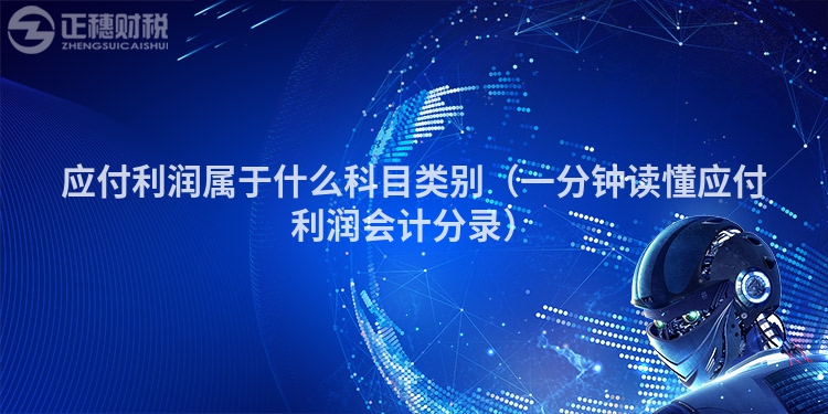 应付利润属于什么科目类别（一分钟读懂应付利润会计分录）
