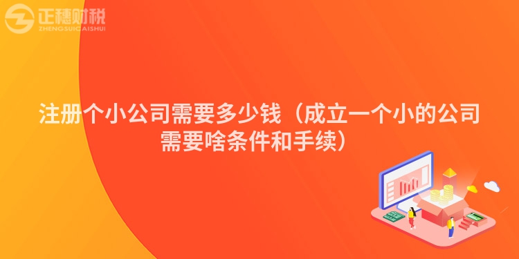 注册个小公司需要多少钱（成立一个小的公司需要啥条件和手续）