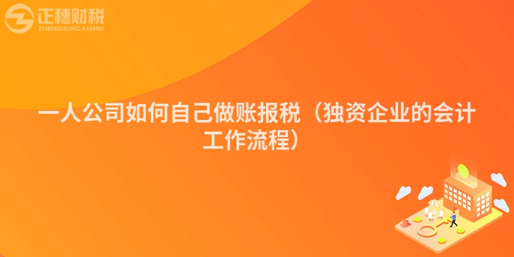 一人公司如何自己做账报税（独资企业的会计工作流程）