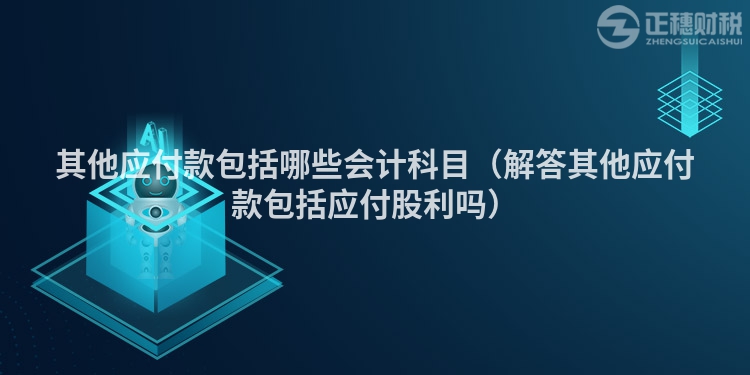 其他应付款包括哪些会计科目（解答其他应付款包括应付股利吗）