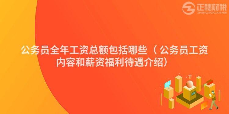 公务员全年工资总额包括哪些（ 公务员工资内容和薪资福利待遇介绍）