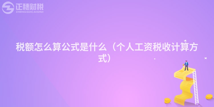 税额怎么算公式是什么（个人工资税收计算方式）