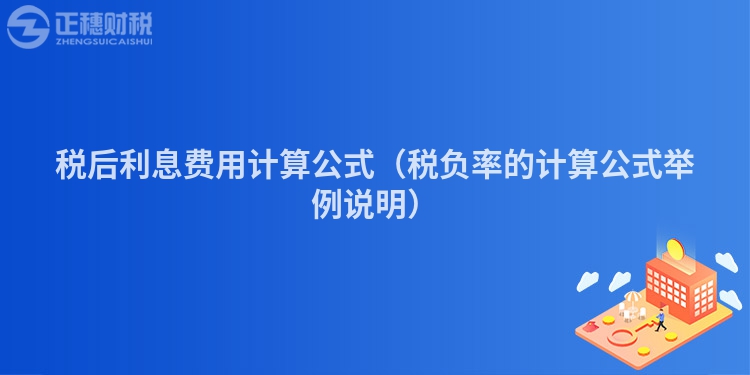 税后利息费用计算公式（税负率的计算公式举例说明）