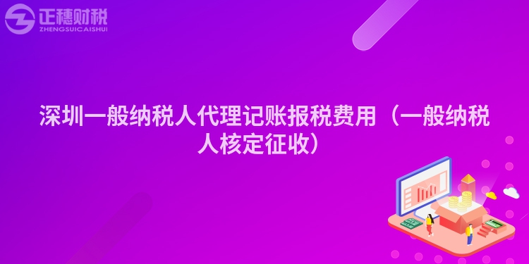 深圳一般纳税人代理记账报税费用（一般纳税人核定征收）